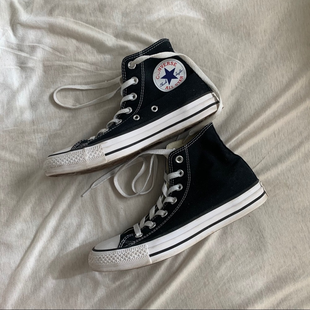 Black High Top Converse